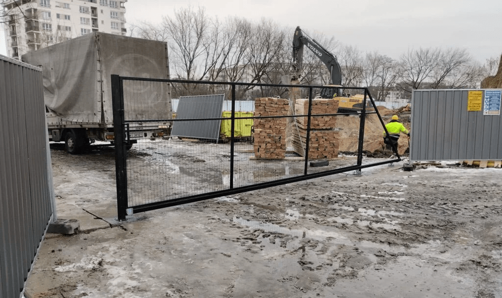 ogrodzenie budowlane